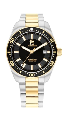 Tommy Hilfiger Men's Automatic Two Tone Stainless Steel Watch