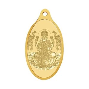 WHP Jewellers 24kt (999) 1.5 gram Goddess Lakshmi Yellow Gold Lakshmi Pendant WHPLK1.5_N