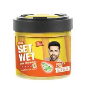 Set Wet Styling Hair Gel for Men – Sport Extreme, 250gm | Extreme Hold, High Shine |For Short to Medium Hair| No Alcohol, No Sulphate