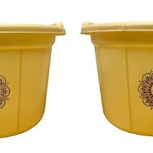 Aristo Multipurpose Plastic Tub 32 Ltr Aqua peach Combo