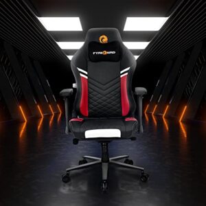 Nilkamal Fyrebird Ergonomic Gaming Chair with Adjustable Neck, Lumbar Pillow, 3D Adjustable Armrest, Gas Lift Mechanism, & 100mm Tilt (Vaden)