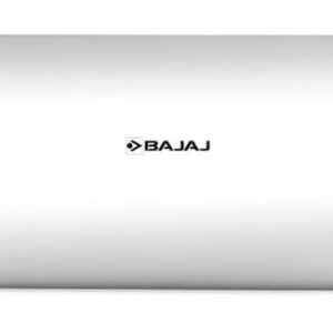 Bajaj Majesty Pro Horizontal Geyser 25 L (Right pipe)| Glassline coated tank | Shock resistant body | Warranty: 7 Yr Tank, 2 Yr Comprehensive | BEE Rating 4 Star | Suitable for low ceiling heights