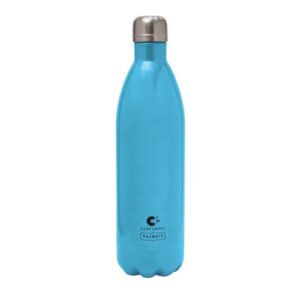 Clay Craft Vacbott Vaccum Bottle, Stark Sparkle Double Walled Insulated 24 Hours Hot and Cold Water Bottle – 500 ml – 1 Piece (Sparkle Sky) Steel Water Bottles for School, Office, Home, Gym, Leakproof