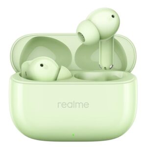 realme Buds N1 True Wireless in-Ear Earbuds with 46dB Hybrid ANC, 360° Spatial Audio, 12.4mm Dynamic Bass Driver, Upto 40Hrs Battery and Fast Charging (Energizing Green)