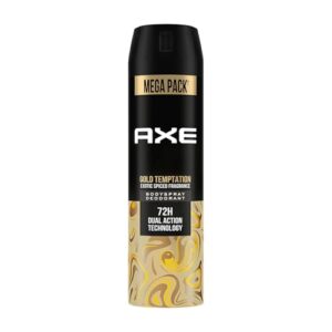 Axe Gold Temptation Long Lasting Deodorant Bodyspray for Men 215 ml