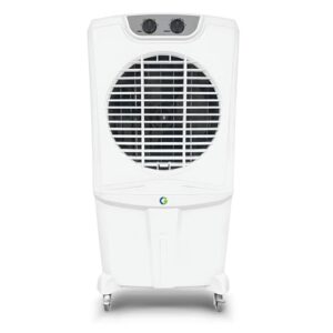 CG Beluga 115L Desert Air Cooler for Home | Inverter Compatible | Ice Chamber | Castor Wheels | Water Level Indicator | Up to 45 Ft Air Throw | 3 Yr Motor and Pump Warranty | 1 Yr Product Warranty