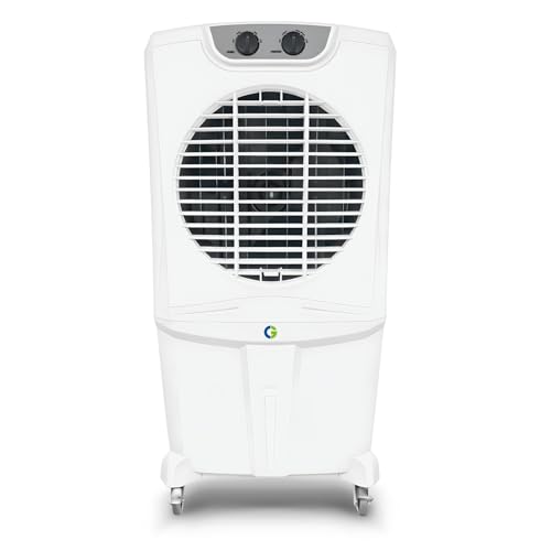 CG Beluga 115L Desert Air Cooler for Home | Inverter Compatible | Ice Chamber | Castor Wheels | Water Level Indicator | Up to 45 Ft Air Throw | 3 Yr Motor and Pump Warranty | 1 Yr Product Warranty