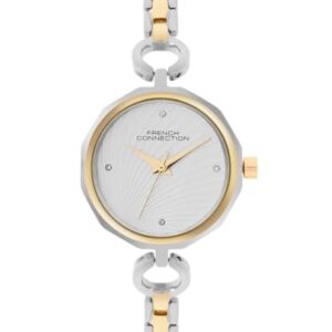 French Connection Soleil Silver Round Dial Womens Analogue Watch – FCN069TM