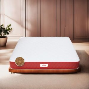 Coirfit Magic Orthopedic Dual Comfort 8 Inch King Coir Mattress (75×70 Inches) with Firm Support for Hot Sleepers, Air Mesh Fabric, Comfortable Bed Mattresses with 5 Year Warranty