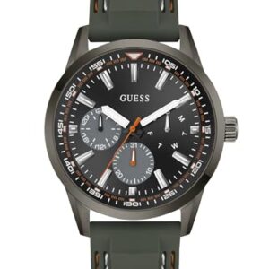 Guess Round 44mm Black Dial Analog Men Watch – GW0964G3