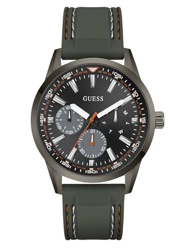 Guess Round 44mm Black Dial Analog Men Watch - GW0964G3