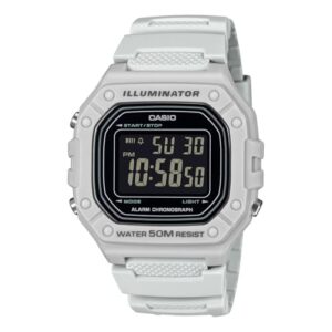 Casio Youth W-218H-8BVDF Digital Black Dial Unisex (D395)
