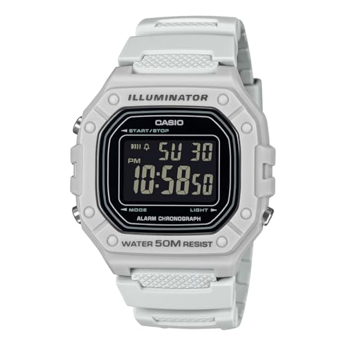 Casio Youth W-218H-8BVDF Digital Black Dial Unisex (D395)