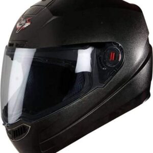 Steelbird SBA-1 7Wings Classic Full Face Helmet with Clear Visor with Skull Cap