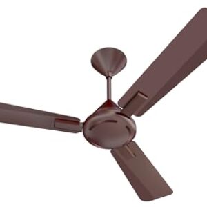 Havells 1200mm Ambrose Energy Saving High Speed Ceiling Fan|Premium Finish, Deco.Fan, Elegant Looks, High Air Delivery, Powerful Motor|2 Yr Warranty by Brand | (Pack of 1, Cola Espresso Brown)