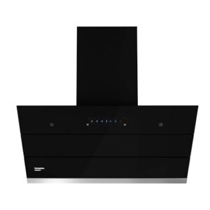 Crompton Intelli Sense 90cm 1626m3/hr Slant Kitchen Chimney| Filterless Intelligent Autoclean| Built In Oil Collector| 5 Yrs Motor & 1 Yr Overall Warranty (CHD-ISI90FLE-IND)