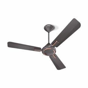 Havells 1200mm Ambrose Energy Saving High Speed Ceiling Fan|Premium Finish, Deco.Fan, Elegant Looks, High Air Delivery| |2 Yr Warranty by Brand | (Pack of 1, Copper)