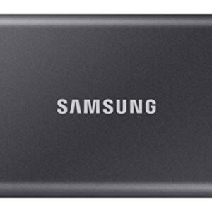 Samsung T7 1TB, Portable SSD, up to 1050MB/s, USB 3.2 Gen2, for Photography, Gaming, Students & Professionals, External Solid State Drive (MU-PC1T0T), Grey