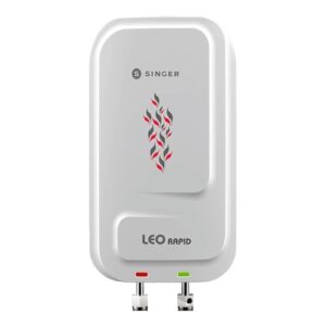 SINGER LEO RAPID 5.9L Instant Water Heater (3000W) for Kitchen & Bathroom | Copper Heating Element | Stainless Steel Tank | ISI Marked | 2 Years Product Warranty & 5 Years Tank Warranty