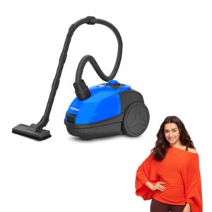 Eureka Forbes Omni Vac Vacuum Cleaner | 1200W Powerful Motor | 19 kPa Suction Power | 5 Cleaning Accessories | Auto Cord Winder | Multi-Surface Cleaning