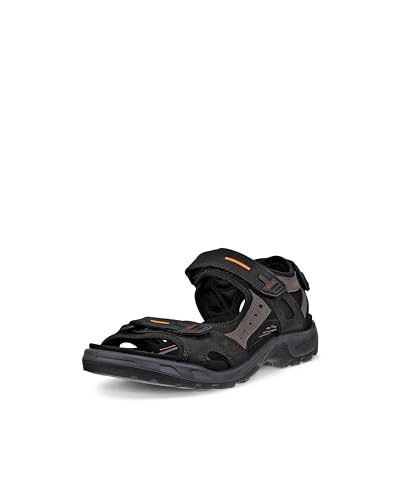 ECCO Men's Black Offroad Sandals - UK- 8