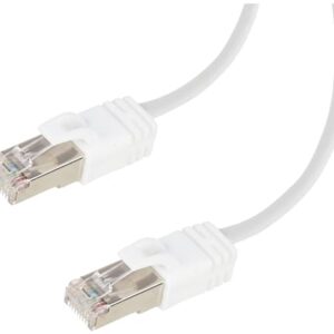 Amazon Basics Cat 7 Ethernet Cable, RJ45 LAN Patch Cable, 10 Gigabit High-Speed Internet Network Cable for Security Camera, Router, Modem, Gaming & PC, 25 Feet (7.62 m), White