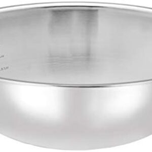 Amazon Brand – Solimo Stainless Steel Triply Tasla-Silver, 28cm