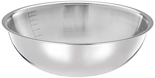 Amazon Brand - Solimo Stainless Steel Triply Tasla-Silver, 28cm