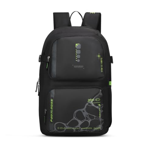 FOOTLOOSE by VIP Kinetic 30L Laptop Backpack (15.6"), 2 Compartments, Black