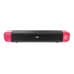 Kivart Glow Up+ Wireless Bluetooth Soundbar Speaker 20W RMS | RGB Party Light Wireless Speaker | Bluetooth 5.3 | 2000mAh Battery | USB, AUX, FM Radio & Micro SD | Home, Laptop, PC & TV Soundbar