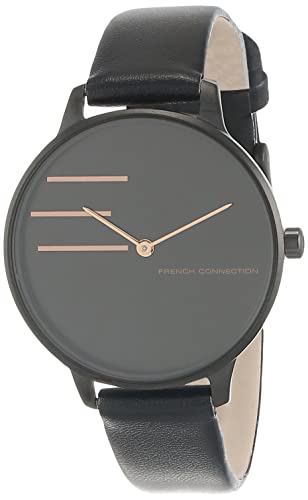 French Connection Leather Analog Black Dial Women's Watch-Fcn00013A