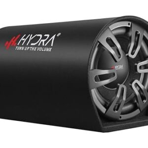 Hydra HY-Sonic 10ABT 10 Inch Active Car Basstube with Inbuilt Amplifier Powered Subwoofer (RMS Power: 450 W)