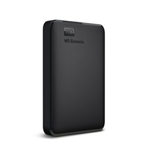 4TB Elements Portable HDD, Black USB 3.0, Compatible with PC, PS4 and Xbox, External HDD (WDBHDW0040BBK-EESN)