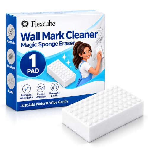 Magic Eraser | Pack of 1 | No Scratch Multi-Surface Cleaning Sponge | Removes 100+ Tough Stains | Just Add Water | Walls, Kitchen, Bathroom, Shoes & Switch Boards