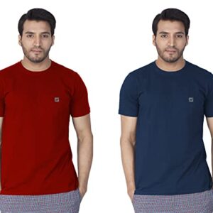 Lux Nitro Men’s Regular Fit Round Neck T-Shirt_Multicolor