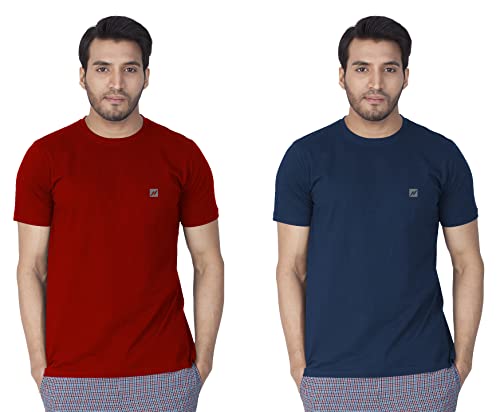 Lux Nitro Men's Regular Fit Round Neck T-Shirt_Multicolor
