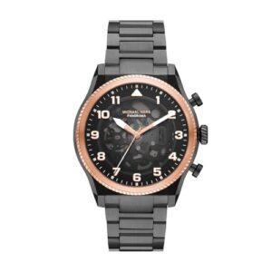 Michael Kors Panorama Metallic Automatic Stainless Steel Watch MK9219
