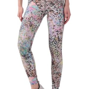 Reebok Womens Lux Bold Hr Tight Mod Saf Black