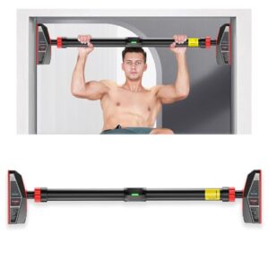 Cockatoo Pull-Master Pull Up Bar For Home, No Screws Chin Up Bar With Locking Mechanism Max Load 200Kg Adjustable (70 to 100 CM)