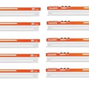 Halonix 20W LED Batten/Led Tubelight | 4-ft Tubelight for Living Room & Bedroom | Cool day light | Pack 10