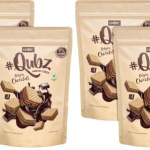 Unibic Foods India Pvt Wafer Qubz Belgium Chocolate 240gm (Pack of 2)