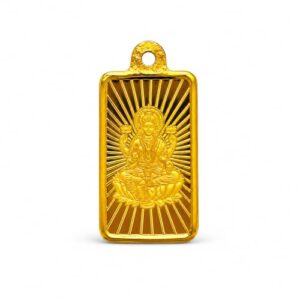 AUGMONT 24 Karat (999) Pure 2 g Gold Bar Pendant – Laxmiji | IBJA | BIS Hallmarked | ISO Certified | Ideal for Investment Gifting Dhanteras Diwali Akshaya Tritiya