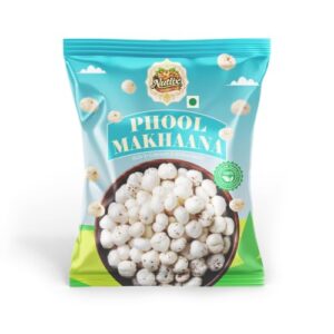 NUTLIX Premium Phool Makhana (Fox Nuts) 1KG | Big Size Makhana | Phool Makhana for Prasadam | Lotus Seeds | Super Crunchy Fox Nuts | Direct from Farm | Healthy Snacking | Rich in Calcium Puffed Snacks