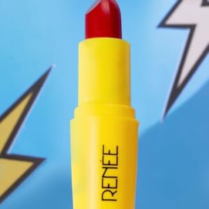 RENEE Everyday Matte Lipstick – Sauce, Lightweight, Intense Color Payoff with Creamy Matte Finish, Enriched with Vitamin C, Hyaluronic acid & SPF 30, Skincare Infused Makeup, 3 Gm