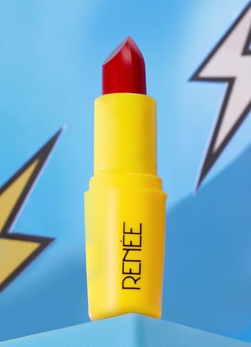 RENEE Everyday Matte Lipstick - Sauce, Lightweight, Intense Color Payoff with Creamy Matte Finish, Enriched with Vitamin C, Hyaluronic acid & SPF 30, Skincare Infused Makeup, 3 Gm