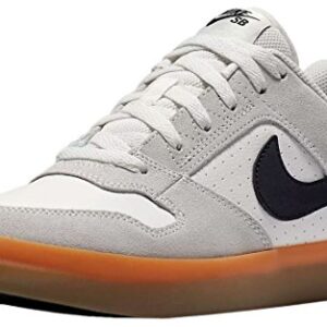 Nike Mens Sb Delta Force Vulc Summit White/Black Gum Light Brown Skateboarding Shoes UK 7