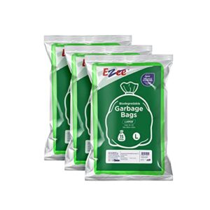 Ezee Flat Garbage Bag-Large (Pack of 3, 45 Bags)