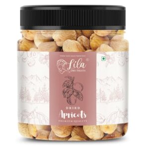 LILA DRY FRUITS Apricots 500 G X 2,100% Natural Dried Afghani Apricot|Naturally Sweet Khubani|Dry Fruit Khurbani Ideal For Snacking,Baking,Cooking & Toppings|Perfect for Giftings,1000 Grams