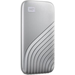 WD My Passport™ SSD 1TB Silver, 1050MB/s Read, 1000MB/s Write, PC & Mac Compatiable, 5 Year Warranty