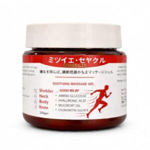 Japanese Formula Soothing Massage Gel for Joint & Muscle Pain Relief | Herbal Arnica & Mugwort Extract | Fast Absorbing Back, Neck, Knee & Leg Pain Relief Balm | Non-Greasy Muscle Gel 100gg (Gel 1 Pack)
